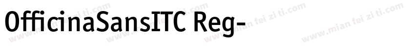 OfficinaSansITC Reg字体转换